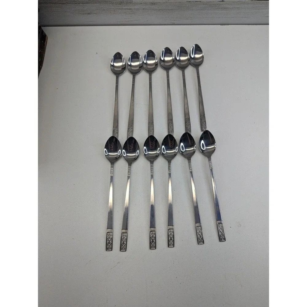 Customcraft CUS3 Stainless Fleur De Lis 78 Pieces‎ Large Set Incomplete